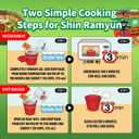 Nongshim Shin Ramyun Vegan, 2.64 Ounce, Pack of 6 (EXP 03/08/27)