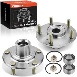 A-Premium 2 x Front Wheel Bearing and Wheel Hub Kit Compatible with Honda Accord 03-07, Civic Si 06-15, Element SC 07-10, Acura ILX 13-18, TL 04-08, TSX 04-08