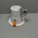 HALO CEZ6125GU24WBICAT Lamp-Based Direct Mount Recessed Light Canless EZ-Trim 6 inch White