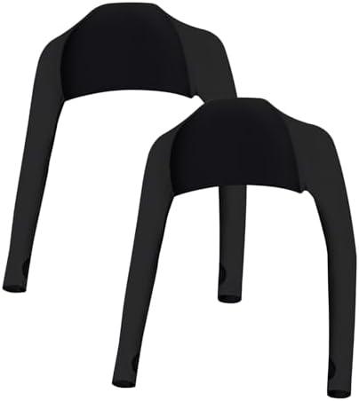 ZXBMS 2 Pack Sun Shawl Cooling Sleeves - Golf UV Arm Sleeve - Arm Covers for Women - Shawl Golf Sun Sleeves for Sun Protection, M ZXBMS 2 Pack Sun Shawl Cooling Sleeves - Golf UV Arm Sleeve - Arm Covers for Women - Shawl Golf Sun Sleeves for Sun Protection, M