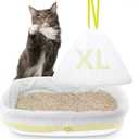 XUEPETT 24 PACK Jumbo Cat Litter Box Liners, Tear Resistant Heavy Duty Cat Litter Bags with Drawstring, Pre-Separated for Easy Access, Easy Cleanup