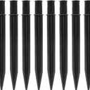 8pcs Plastic Ground Spikes Solar Torch Lights Stake Resistant Spikes Plug Replacement for Garden Lawn Light