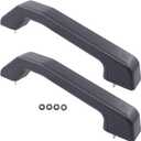 MOTOKU Set of 2 Black Front Hood Handles for Hummer H2 2003-2009 Left Driver and Right Passenger Side