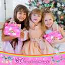 Girls Charm Bracelet Making Kit - Unicorn 166 Pcs Jewelry Supplies Set Kids Make Charms Bracelets Kits Creative Toys Birthday Gifts for Age 5 6 7 8 9 10 11 12 Year Old Girl Children DIY Art Craft Set (colorful)