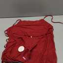 Avidlove Women's Lingerie Sexy Bodycon Nightgown Lace Neckline Babydoll Chemise Cotton Sleepwear Halter Dress Slip XXL (Maroon)