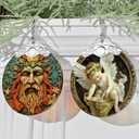 3" Stained Glass Christmas Decoration, Christmas Ornaments, Heirloom Keepsake, Gift Exchange, Gift Idea, Bauble Present - Little Angel