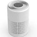 Air Purifiers for Home, FRESHDEW Air Purifier Up to 1300ft for Smoke Pet Dander Odors with Fragrance Sponge,H13 True HEPA Air Purifier Cleaner with 360 Air Inlet,Sleep Mode for Bedroom (White)