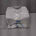 Everlasting Comfort Memory Foam Knee Pillow for Side Sleepers  Sciatica Pain Relief Pillow, Removable Strap Support  Leg Pillows for Sleeping Alignment, Knees, Back & Hip Cushion (Standard, White)