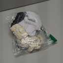 3 Pairs Women Cotton Knit Boot Socks Knee High Stockings with Lace Trim Slouch Stacked Scrunch Socks Free size (Black,white,gray)