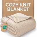 Oatmeal Throw Blanket - Super Soft Throw for Couch, Bed, Sofa, Chair - Lightweight, Warm, Double Sided Knit - All Season Cozy, Fuzzy, Anti-Static Plush Blanket for Women, Bedroom, Home Decor, 50x60