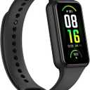 Amazfit Band 7 Fitness and Activity Trackers and Smartwatches, Heart Rate, SpO2, Sleep Analysis, Amazon Alexa Built-In, 18-Day Battery, Black