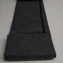 Kitchen Rug, Rubber Non Slip Kitchen Rugs Washable, Absorbent Runner Mat for Floor, Machine Washable Standing Mats for in Front of Sink, Door, Laundry, Entryway, Hallway (Black, 71"  35.5") (2'11" x 5'11" (Rectangular))