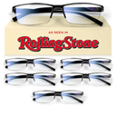 Gaoye 6 pack 2.0 Executive Style Reading Glasses Men - Durable Readers with Blue Light Filtering- Comfortable Fit with TR90 Frames