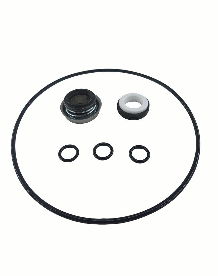 Replacement Spa Pump Shaft Seal O-Ring Repair Kit(PS-1000 Shaft Seal, 805-0261 Volute O-Ring and 805-0112 Drain Plug O-Rings) Compatible with Waterway Executive 48/56 Frame Spa Pump