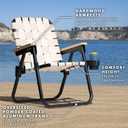 GoSports WOVN Beach Backpack Chair, Folding Camping Chair