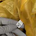 OYYJIG Magician Robe for Adult Teens, Wizard School Costume for Men Women,Four Magic College Styles Cloak Witch Hooded Cape (Medium, Yellow)