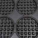 DASH Multi Mini Waffle Maker: Four Mini Waffles, Perfect for Families and Individuals, 4 Inch Dual Non-stick Surfaces with Quick Release & Easy Clean - Aqua