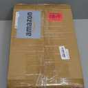 Teivio 48-piece Wheat Straw Square Dinnerware Set for 12, Unbreakable Dinner Plates, Salad Plates, Snack Bowls, Tumblers 13.5 oz, Dishwasher Safe, Black