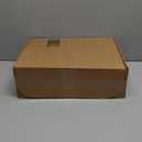 IXU Women's Faux Fur Boot Furry Fluffy Round Toe Suede Snow Winter Women Boots Comfy Plush Warm Short Outdoor Indoor Flat Shoes Mid-Calf Boots (7, Brown)