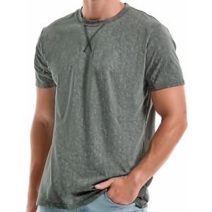KLIEGOU Men's T-Shirts - Premium Cotton Crew Neck Tees (XX-Large, 2166 Dark Grey)