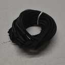Black Satin Covered Alice Hairband for Kids Girls Teens Headbands (Pack 6)