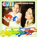 10 Pcs Large Sticky Hands Bulk Party Favors for Kids, Jumbo Stretchy Sticky Hand Toys for Classroom Prizes, Students Favors, Giant Sticky Sensory Toys for Easter Egg Fillers, Goodie Bag Stuffers