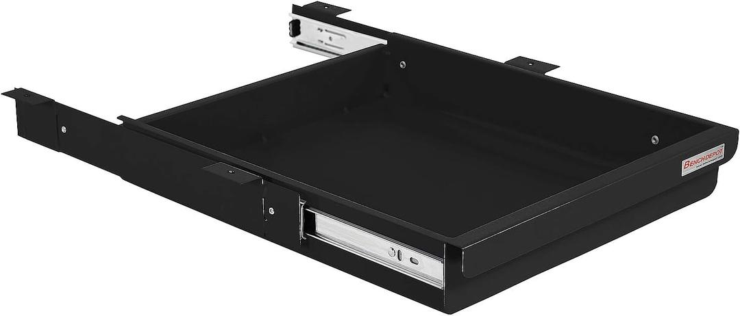 Steel Drawer Kit - 2" High x 14.5" Wide x 17" Length - Black - by BenchPro.