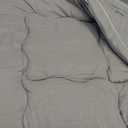 Maxzzz Full Mattress Topper, Extra Thick Mattress Pad Cover for Back Pain, Mattress Protector for 8-21 Inch Mattress, 1200GSM Down Alternative, 50 * 70* 2 Inches, Gray