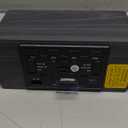 Wooden Digital Alarm Clock with Wireless Charging, 0-100% Adjustable Brightness Dimmer and Alarm Volume, Weekday/Weekend Mode, Dual Alarm, Snooze, 12/24H, Wood LED Clock for Bedroom