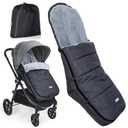 Orzbow Warm Bunting Bag Universal,Stroller Sleeping Bag Cold Weather,Waterproof Toddler Footmuff (Black) (X-Large)