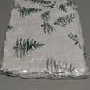 Horaldaily Christmas Flannel Blanket Throw, Christmas Trees Boho Soft Fuzzy Plush Cozy Fleece Blankets for Couch Sofa Bed Lounging, Ideal Gifts for Kids Adults Wife Self, 50x60 (White)