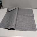 YUHFERA Stove Top Cover for Electric Stove - Silicone Stove Mat for Glass Top, Glass Cooktop Protector, XL Dish Drying Mats For Kitchen,Oven Covers for Electric Stove (Gray,30 x 21)