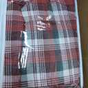 Woolrich Cotton Sheet Set Cottage Charms Print, 100% Cotton Flannel Sheets Warm & Fuzzy Bedding Set King Size Sheets, Fitted Pocket Fits Up to 14" Mattress, King Red Plaid, 4 Piece