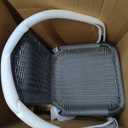 Flash Furniture Lila 2 Pack Gray Rattan Indoor-Outdoor Restaurant Stack Chair