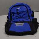 WOLT Basketball Backpack Large Sports Bag with Separate Ball Holder & Shoes Compartment, Best for Basketball, Soccer,Gym (Blue)