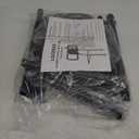 Bed Rails for Elderly Adults Safety - Elderly Assistance Products, Bedrails for Rlderly Adults Grab Bar Bed Handrails, Bed Rail with Pocket, Motion Sensor Light Fits King, Queen, Full, Twin (Black)