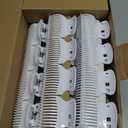 Conair Hot Rollers for Long, Medium & Short Hair, 12 Ceramic Flocked 1-Inch and 1-Inch Heated Hair Rollers with Clips, Hot Curlers for Women, Volume & Curls