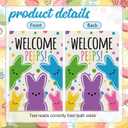2 x Welcome Easter Garden Flag | Double Sided Vertical 1218 Inch Bunny Banners | Spring Yard Outdoor Farmhouse Decoration
