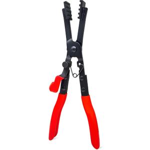 Heavy-duty Straight Hose Clamp Pliers with Locking Device for Quick Removal and Installation of Various Types of Strong and Hard-to-reach Hose Clamps