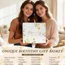 Birthday Gifts for Women Friendship, Womens Gifts for Birthdays Unique Happy Birthday Gift Basket for Best Friends Mom Sister Teen Girls Her Wife Girlfriend Coworker, Self Care Package Spa Gift Set