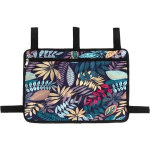 Stroller Accessory Organizer Bag, Folds Flat for Storage, Multiple Uses for Wheelchairs and Strollers, by Leaf (FENGYE)