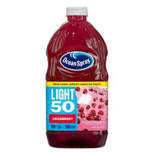 Ocean Spray Cran50 Cranberry Juice Drink, 64 Fl Oz Bottle (Pack of 8) (EXP 09/23/26)