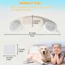 12 Pack Dog Water Replacement Filters Compatible with Smartoo 7L / 236oz / 1.8Gal Stainless Steel Dog Water Fountain, Pet Dog Fountain Filter Replacement,12 Filters + 12 Sponge
