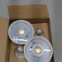 (Short Neck) PAR30 Dusk to Dawn LED Flood Light Bulb, Photocell Sensor Bulb,10W Equivalent 75W,1100Lm,5000K,E26 Base,IP65 Waterproof for Outdoor Porch Light, 4 Pack