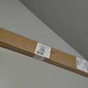 No Drill Cordless Vinyl Mini Blinds,White,23.5" W x 36" H
