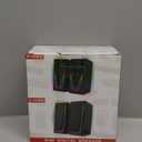 Computer Speakers, Desktop PC Speakers with 6 Colorful RGB Lights, Headphone Jack, Enhanced Bass and Volume Control, USB Powered & 3.5mm Aux Gaming Speakers for Laptop Monitor PC Tablet Phone