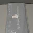 Silicone Drying Mat, 23"X17" With Built-in Drain Lip,Heat-Resistant,Eco-friendly,Hygienic Drying Pad,Leak-Proof and Non-Slip,Silicone Dish Drying Mat for Kitchen Counter or SinkBlack 23X17