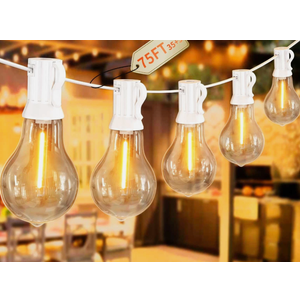 String Lights for Outside 75FT Patio Lights