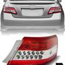 WFLNHB Right Side Outer Tail Light Assembly Replacement for Toyota Camry 2010-2011 Passenger Side Rear Brake Lamp 8155006340 TO2805106