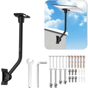 Starlink Gen 3 Mount Adjustable Angle, Extended Metal Starlink Mounting Kit for Starlink Standard Dish Installation, Includes Screws for Stone or Wooden Wall